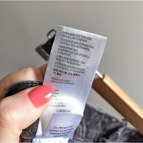 We The Free People Black Magic Bren split knee distressed boyfriend jeans - Picture 4 of 6